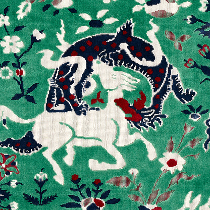 SCHUMACHER  CUT & PATTERNED VELVETS SAINT AMBROSE VELVET   Jade   - 80170