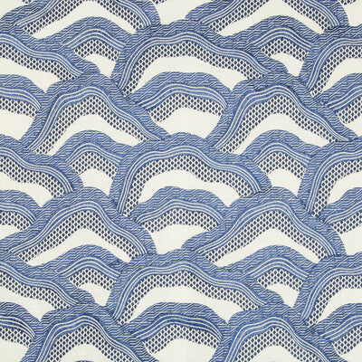 BRUNSCHWIG & FILS EMBROIDERY MODERN DARK BLUE,INDIGO,   - 8017127.50.0