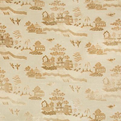 BRUNSCHWIG & FILS VELVET CHINOISERIE BEIGE,BEIGE,   - 8017129.16.0