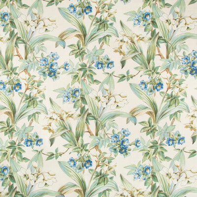 BRUNSCHWIG & FILS PRINT BOTANICAL & FLORAL MULTI,BLUE,   - 8018117.5.0