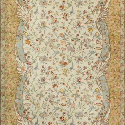 BRUNSCHWIG & FILS PRINT BOTANICAL & FLORAL MULTI,TURQUOISE,YELLOW   - 8019126.134.0