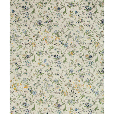 BRUNSCHWIG & FILS PRINT BOTANICAL & FLORAL MULTI,BLUE,YELLOW   - 8019127.534.0