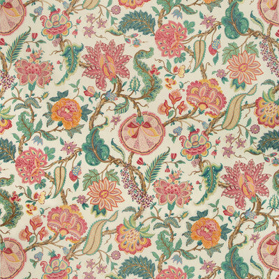 BRUNSCHWIG & FILS PRINT JACOBEANS MULTI,PINK,YELLOW   - 8019128.347.0