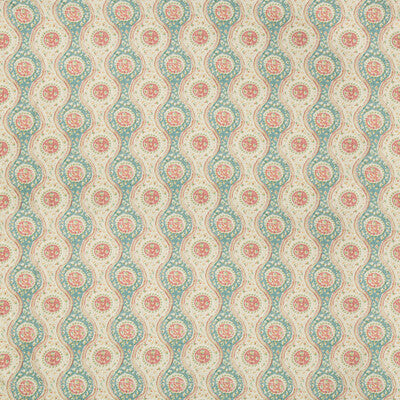 BRUNSCHWIG & FILS PRINT GLOBAL MULTI,TEAL,PINK   - 8019129.137.0