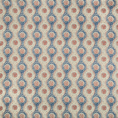 BRUNSCHWIG & FILS PRINT GLOBAL MULTI,BLUE,RED   - 8019129.519.0