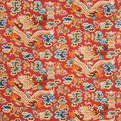 BRUNSCHWIG & FILS PRINT NOVELTY MULTI,RED,   - 8019140.195.0