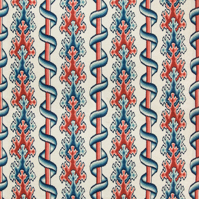 BRUNSCHWIG & FILS PRINT IKAT/SOUTHWEST/KILIMS MULTI,BLUE,RED   - 8020102.519.0