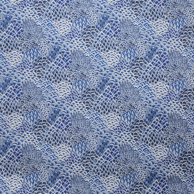 BRUNSCHWIG & FILS PRINT FLAMESTITCH BLUE,BLUE,   - 8020104.55.0