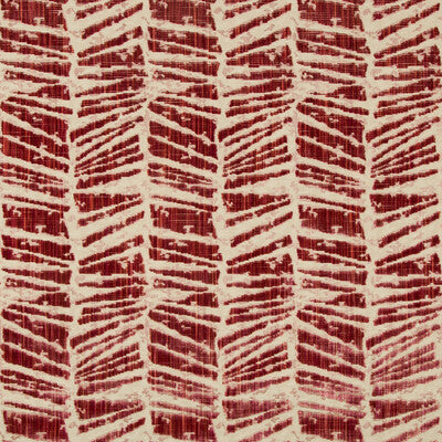 BRUNSCHWIG & FILS VELVET ANIMAL SKINS BURGUNDY/RED,RED,   - 8020114.19.0