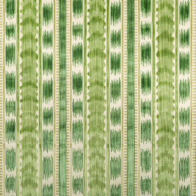 BRUNSCHWIG & FILS VELVET STRIPES GREEN,GREEN,   - 8020117.303.0