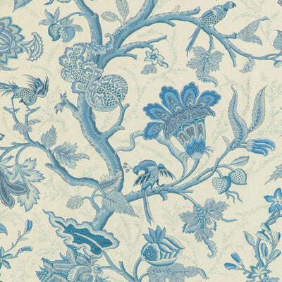 BRUNSCHWIG & FILS PRINT BOTANICAL & FLORAL BLUE,BLUE,   - 8020121.5.0