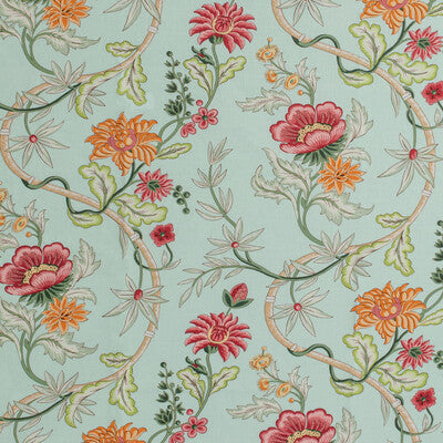 BRUNSCHWIG & FILS PRINT BOTANICAL & FLORAL MULTI,LIGHT BLUE,PINK   - 8020122.1537.0