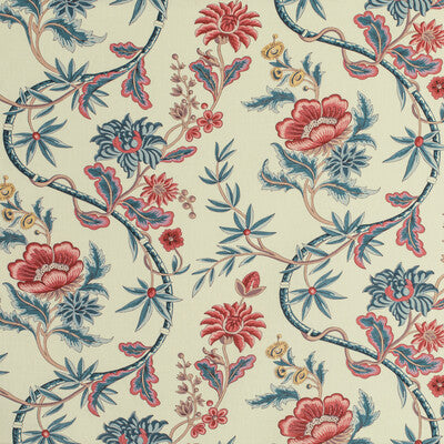 BRUNSCHWIG & FILS PRINT BOTANICAL & FLORAL MULTI,BLUE,RED   - 8020122.195.0