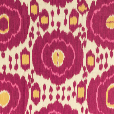 BRUNSCHWIG & FILS PRINT IKAT/SOUTHWEST/KILIMS FUSCHIA,PINK,YELLOW   - 8020125.7740.0