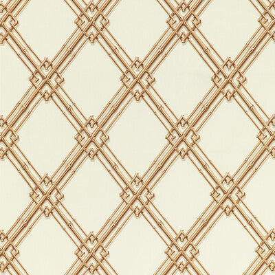 BRUNSCHWIG & FILS PRINT LATTICE/SCROLLWORK GOLD,GOLD,   - 8020127.4.0