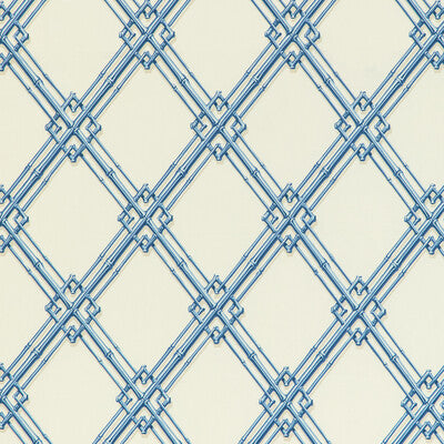 BRUNSCHWIG & FILS PRINT LATTICE/SCROLLWORK BLUE,BLUE,   - 8020127.5.0