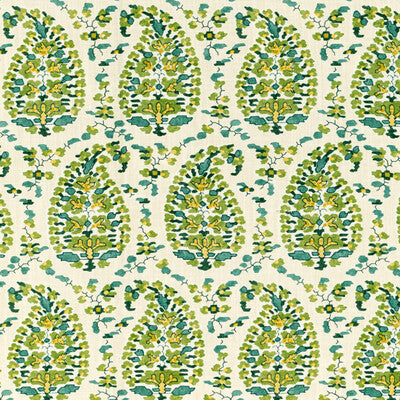 BRUNSCHWIG & FILS INDOOR / OUTDOOR PAISLEY GREEN,GREEN,GREEN   - 8020130.3.0