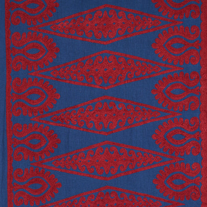 SCHUMACHER  EAST MEETS WEST SEEMA EMBROIDERY EMBROIDERIES EMBROIDERIES BLUE , RED   - 80210
