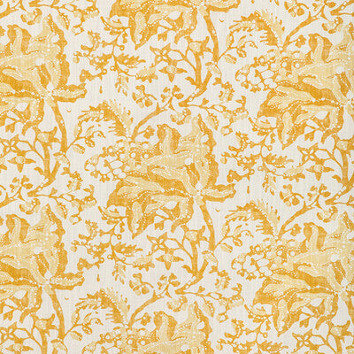 BRUNSCHWIG & FILS PRINT BOTANICAL & FLORAL YELLOW,GOLD,YELLOW   - 8022102.40.0