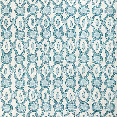 BRUNSCHWIG & FILS PRINT SMALL SCALE TURQUOISE,BLUE,   - 8022103.1313.0