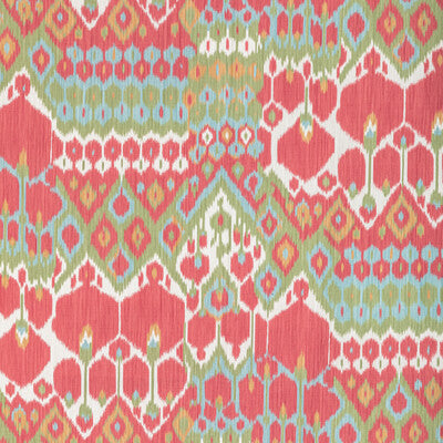 BRUNSCHWIG & FILS PRINT IKAT/SOUTHWEST/KILIMS PINK,GREEN,   - 8022104.73.0