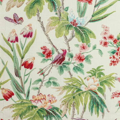 BRUNSCHWIG & FILS PRINT BOTANICAL & FLORAL RED,GREEN,RED   - 8022120.319.0