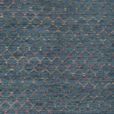 BRUNSCHWIG & FILS CHENILLE SMALL SCALE INDIGO,MULTI,BLUE   - 8022125.5.0