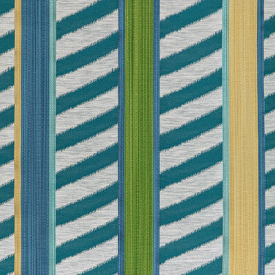 BRUNSCHWIG & FILS  STRIPES BLUE,GREEN,TEAL   - 8022133.13.0