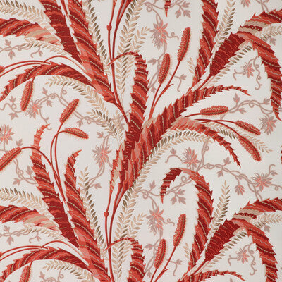 BRUNSCHWIG & FILS PRINT BOTANICAL & FLORAL WHITE,ORANGE,RED   - 8023101.19.0