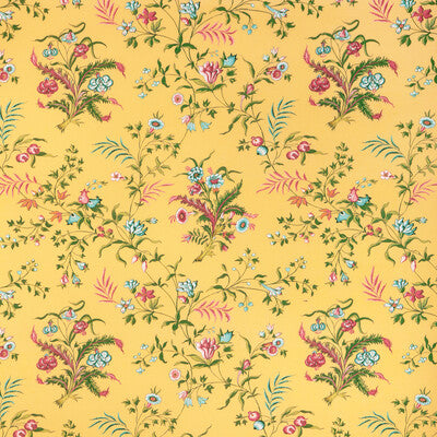 BRUNSCHWIG & FILS PRINT BOTANICAL & FLORAL YELLOW,RED,GREEN   - 8023107.430.0