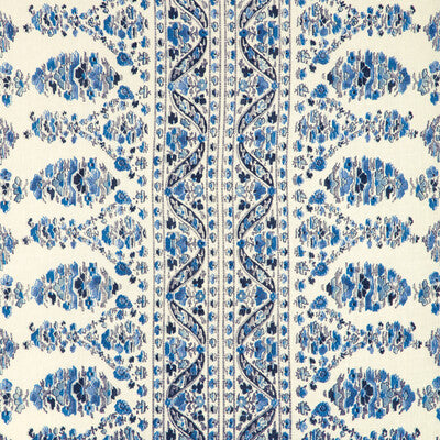 BRUNSCHWIG & FILS PRINT PAISLEY WHITE,INDIGO,BLUE   - 8023108.550.0