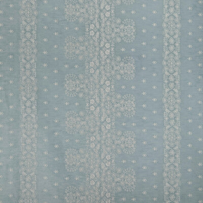 BRUNSCHWIG & FILS EMBROIDERY BOTANICAL & FLORAL LIGHT BLUE,BLUE,BLUE   - 8023109.15.0