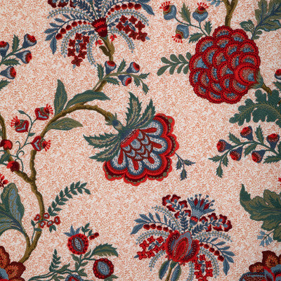 BRUNSCHWIG & FILS PRINT BOTANICAL & FLORAL RED,BLUE,   - 8023118.195.0