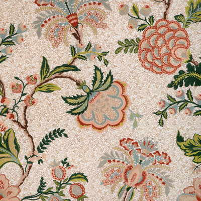 BRUNSCHWIG & FILS PRINT BOTANICAL & FLORAL ORANGE,GREEN,   - 8023118.312.0