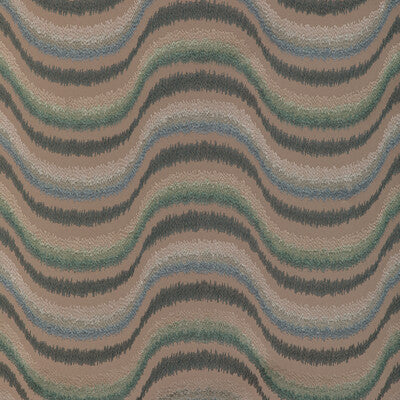 BRUNSCHWIG & FILS EMBROIDERY IKAT/SOUTHWEST/KILIMS TEAL,BLUE,BEIGE   - 8023141.1313.0