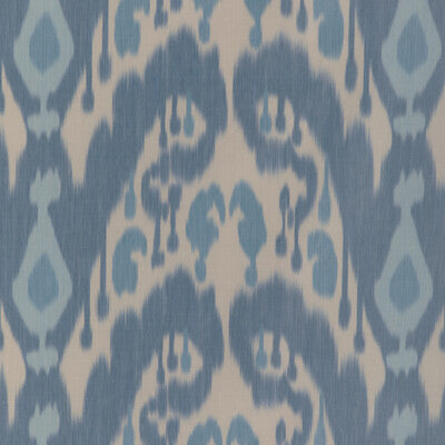 BRUNSCHWIG & FILS PRINT IKAT/SOUTHWEST/KILIMS LIGHT BLUE,BEIGE,BLUE   - 8023146.155.0