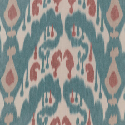 BRUNSCHWIG & FILS PRINT IKAT/SOUTHWEST/KILIMS BEIGE,TEAL,RUST   - 8023146.913.0