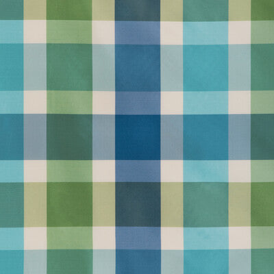 BRUNSCHWIG & FILS SILK PLAID / CHECK BLUE,GREEN,IVORY   - 8023148.53.0