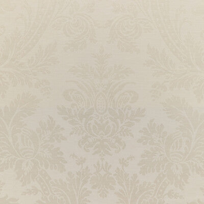 BRUNSCHWIG & FILS SILK DAMASK IVORY,WHITE,   - 8023150.1.0