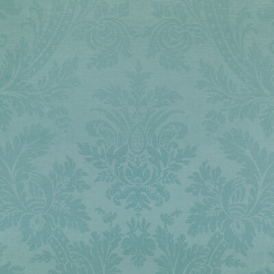 BRUNSCHWIG & FILS SILK DAMASK LIGHT BLUE,SPA,TEAL   - 8023150.13.0