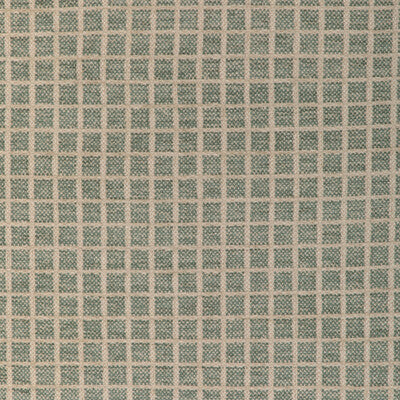 BRUNSCHWIG & FILS CHENILLE PLAID / CHECK TEAL,IVORY,TEAL   - 8023155.13.0