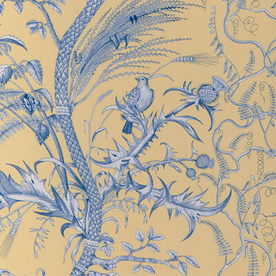 BRUNSCHWIG & FILS PRINT TROPICAL YELLOW,BLUE,WHITE   - 8024101.415.0