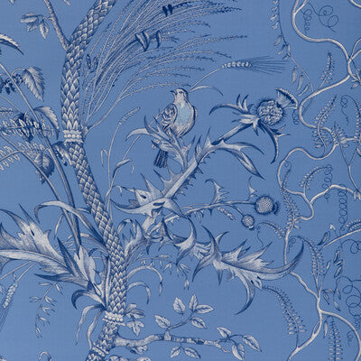 BRUNSCHWIG & FILS PRINT TROPICAL BLUE,WHITE,   - 8024101.55.0