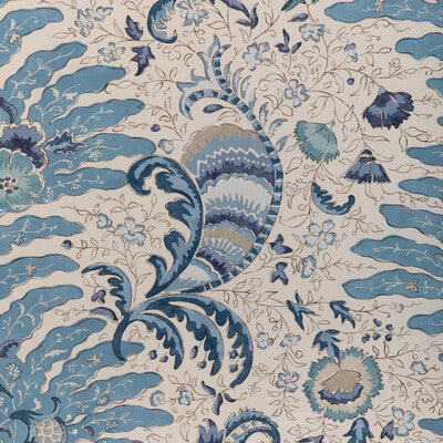 BRUNSCHWIG & FILS PRINT BOTANICAL & FLORAL LIGHT BLUE,,   - 8024105.155.0