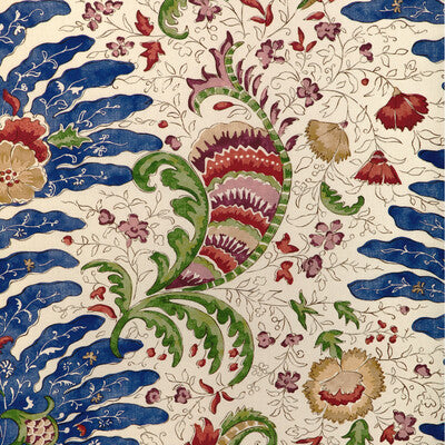 BRUNSCHWIG & FILS PRINT BOTANICAL & FLORAL BLUE,PINK,BLUE   - 8024105.519.0