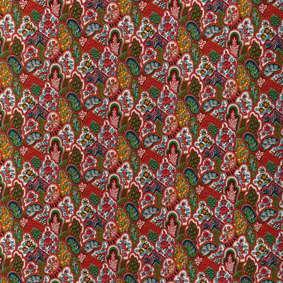 BRUNSCHWIG & FILS PRINT GLOBAL RED,BLUE,MULTI   - 8024108.319.0