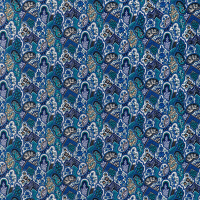 BRUNSCHWIG & FILS PRINT GLOBAL BLUE,LIGHT BLUE,BLUE   - 8024108.513.0