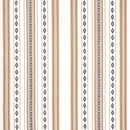 Neutral stripe pattern woven fabric.