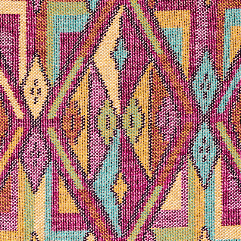SCHUMACHER  BOHEMIA KUZMA PATTERN WOVENS PATTERN WOVENS MAGENTA   - 80280
