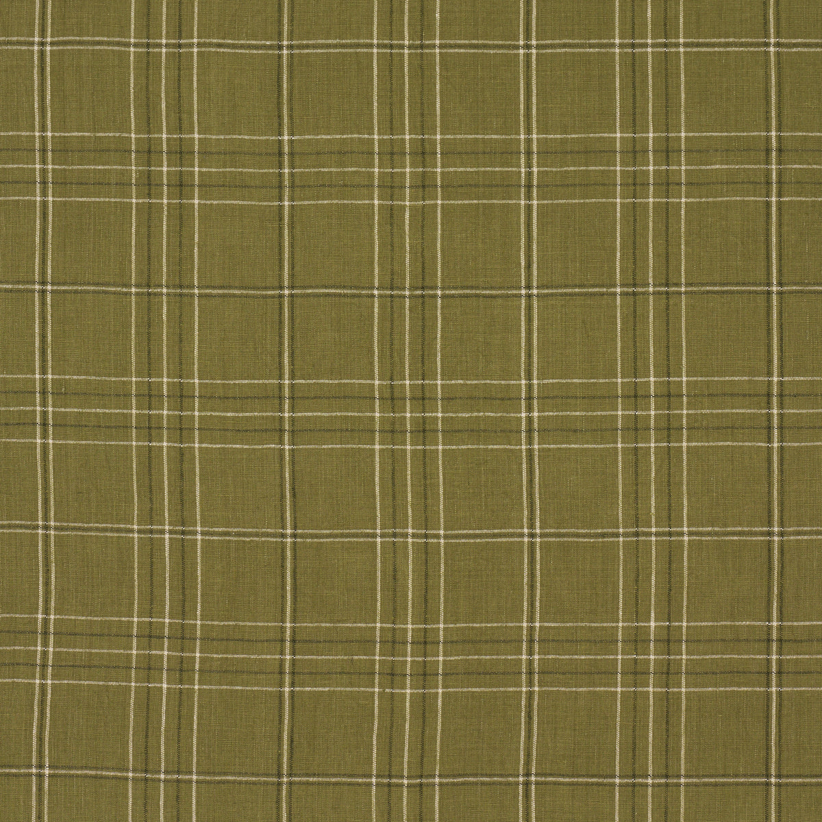 SCHUMACHER  A COUNTRY LIFE NILS PLAID LINEN WOVEN WOVEN GRASS   - 80303